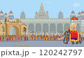 Dasara Festival, Jumbo Savari procession Animation 120242797