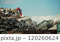 Garbage disposal crane heavy machinery 120260624