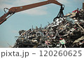 Garbage disposal crane heavy machinery 120260625