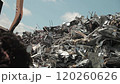 Garbage disposal crane heavy machinery 120260626