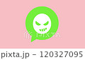 A set of green speech bubble icons that pop up continuously mp4 120327095