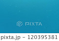 鹿児島県南さつま市坊津にて水中ドローンで海中撮影したきびなごの群れ2 120395381