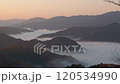 おにゅう峠の紅葉と雲海の朝 おにゅう峠の紅葉と雲海の朝 120534990