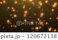 Abstract Gold blurry bokeh background with lights particles 120672138