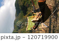 椅子と焚火と斧(縦構図) 椅子と焚火と斧(縦構図) 120719900
