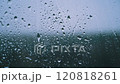 Raindrops on Glass, Blurred Background 120818261