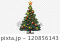 クリスマスツリーのイルミネーション 120856143