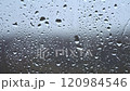 Rain Drops on Window: Atmospheric Background 120984546