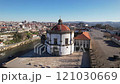 aerial of Porto town - Mosteiro da Serra do Pilar 121030669