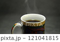 Mug of coffee and steam 121041815