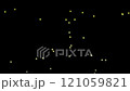 流星效果黃色背景透明 121059821