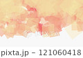 抽象背景方形水彩淡色橙紅色 121060418