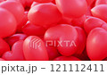 Falling Red colorful Hearts in delicate shapes 121112411