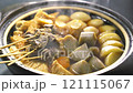Oden and steam from a pot 121115067