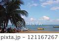 plane is landing over the beach of Phu Quoc Island plane is landing over the beach of Phu Quoc Island 121167267