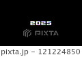 Happy New Year 2025 Glitch Animation Text Effect 121224850