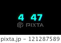 Vibrant Glitch Text Animation Loop for 2025 New Year 121287589