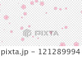 帶有 alpha 通道的櫻花顆粒 121289994