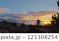 京都八坂塔日落縮時攝影 121308254