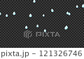 雨滴落下的水滴雨雨滴阿爾法通道 121326746