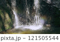 Rainbow of waterfall splashes 121505544