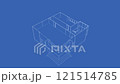 3D looped animation of building project 121514785