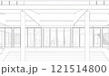 3D looped animation of building project 121514800