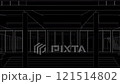 3D looped animation of building project 121514802
