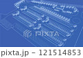3D looped animation of building project 121514853