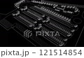 3D looped animation of building project 121514854