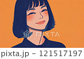 短髮微笑的女人 121517197