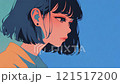 黑色短髮女人 121517200