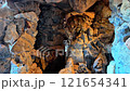 A quiet cave scene at Fukushuen Park (HD footage) 121654341