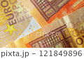 50 Euro Banknotes, Rotating Money Background 121849896