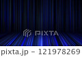 Blue neon line wall bg loop. Blue vector space. Futuristic Abstract Blue And Purple Neon Line Light With Empty Space For Text render, laser show, night club interior lights. HD, 4K, 60 fps. 121978269