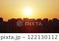 Sunset over a city 122130112