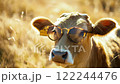 Cool Cow in Sunglasses 122244476