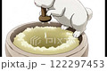 這是兔子製作麻糬的影片素材。使用人工智慧生成。 122297453