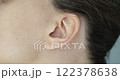 Female human ear and hair concept 122378638
