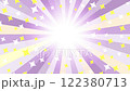 旋轉紫色集中線和閃光背景材料 122380713