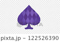 Spade transition (purple) 122526390