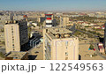 AKTAU, KAZAKHSTAN - FEBRUARY 1, 2025: Aerial view of urban buildings showcasing the city landscape and architecture of Aktau 122549563