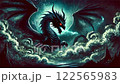 黒雲から出でるダークドラゴン 122565983
