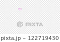 空中に浮かぶピンク色のハート 122719430