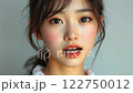 若い女性3人の表情 アイドル顔 122750012