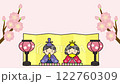 Hinamatsuri (blinking Hina dolls, with background) 122760309