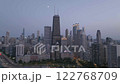 Beautiful dazzling scenery of the city at night. 122768709