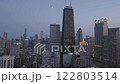 Beautiful dazzling scenery of the city at night. 122803514