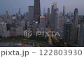 Beautiful dazzling scenery of the city at night. 122803930
