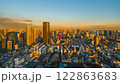 東京タワーと東京都心のマジックアワー タイプラプス [60FPS] 122863683